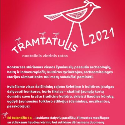 Lietuvos vaikų ir moksleivių – lietuvių liaudies kūrybos atlikėjų konkurso „Tramtatulis“ nuotolinis vietinis turas