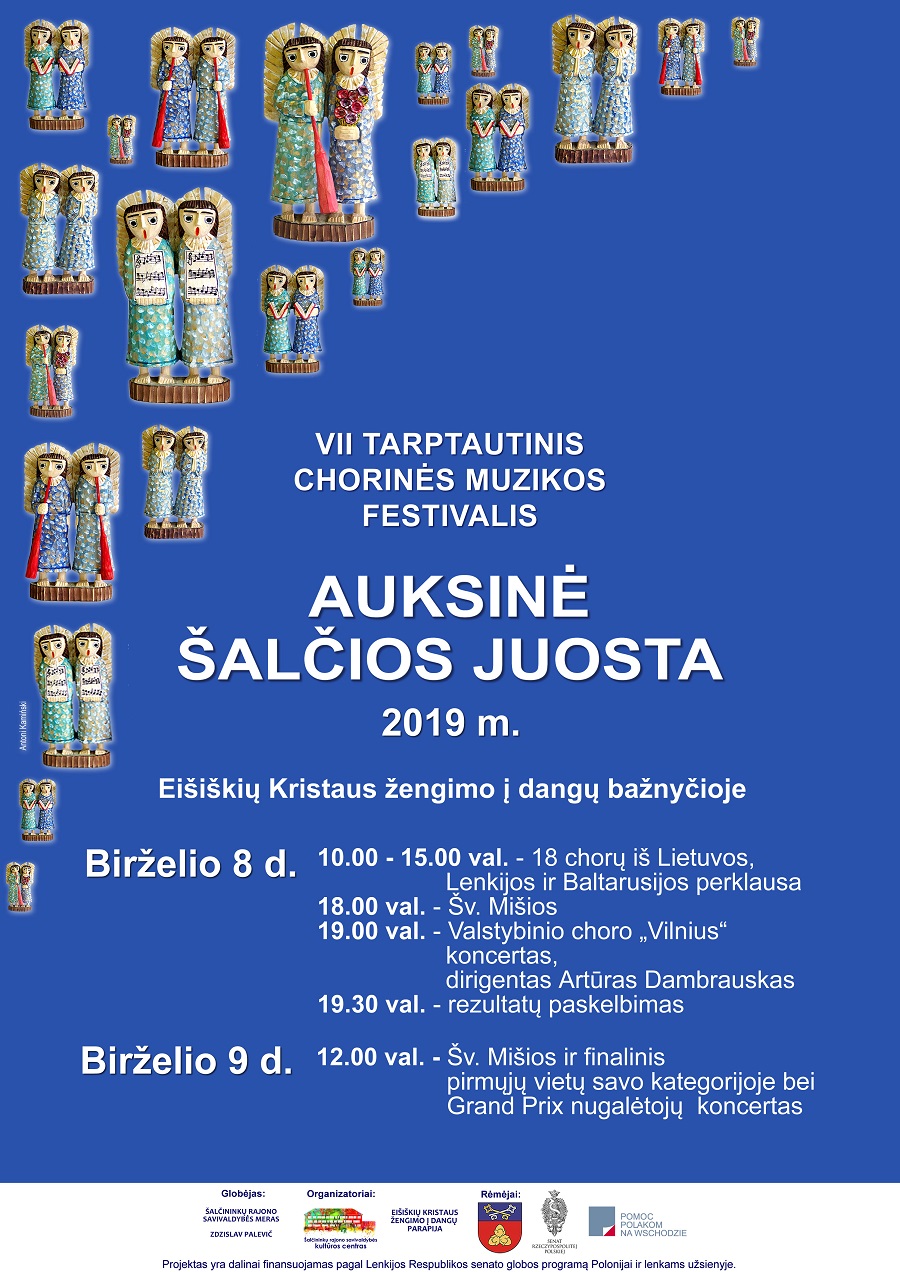 You are currently viewing VII Tarptautinis chorinės muzikos festivalis „Auksinė Šalčios juosta”