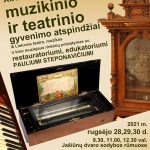 Read more about the article Parodos „XIX a. Muzikinio ir teatrinio gyvenimo atspindžiai iš Lietuvos teatro, muzikos ir kino muziejaus rinkinių“ pristatymas