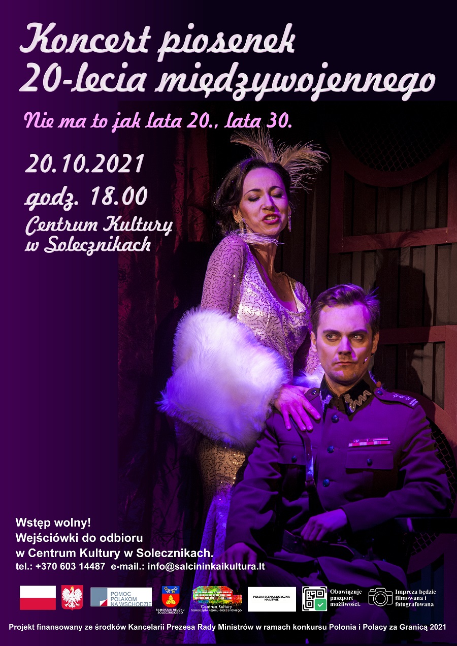 You are currently viewing Koncert piosenek 20-lecia międzywojennego „Nie ma to jak lata 20., lata 30.”