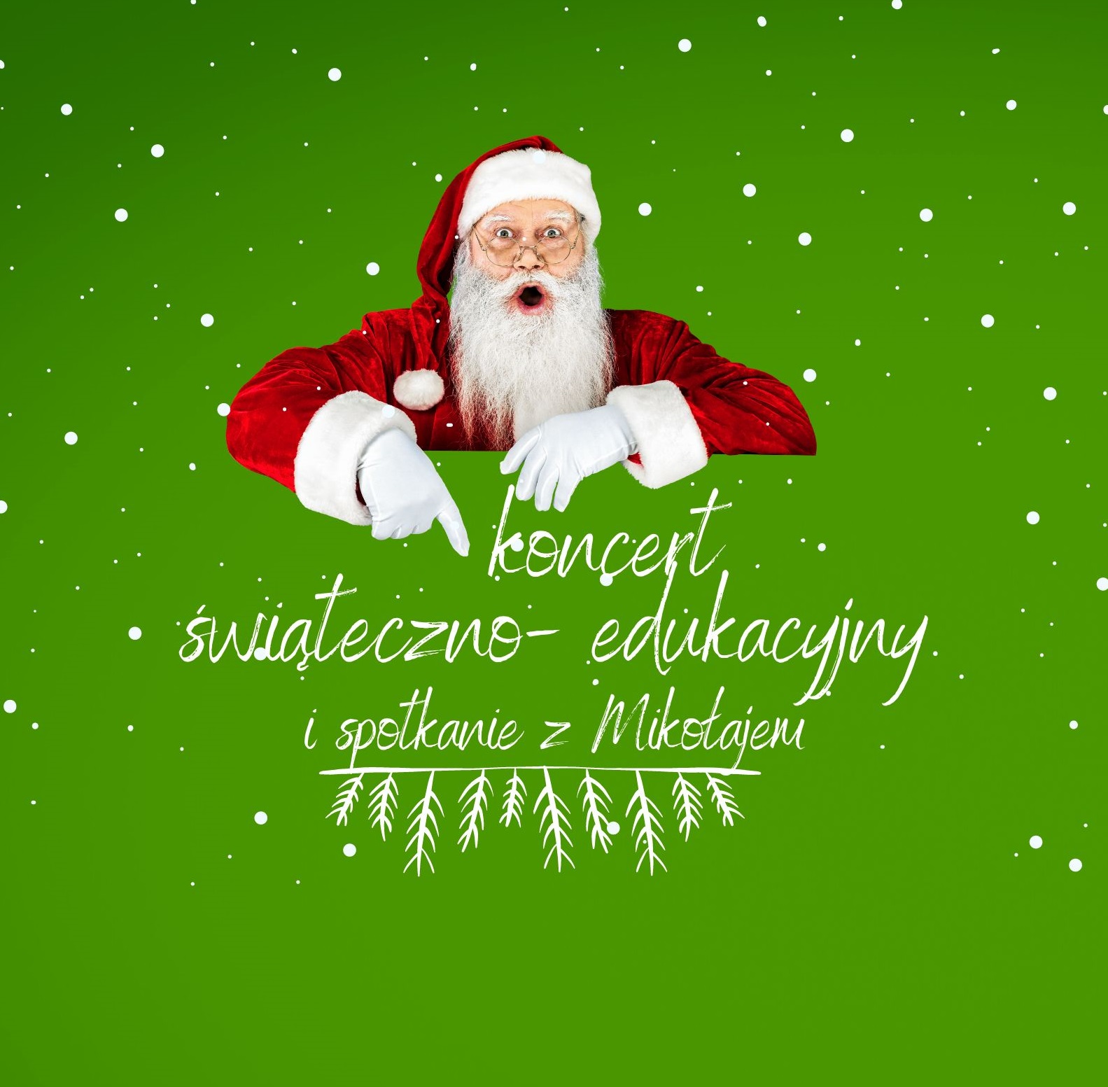 You are currently viewing Koncert świąteczno-edukacyjny dla dzieci oraz spotkanie z Mikołajem