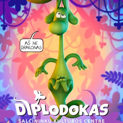 Animacinis filmas vaikams „Diplodokas“