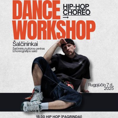 HIP HOP DIRBTUVĖS SU ANDRII VYSHNEVSKYI
