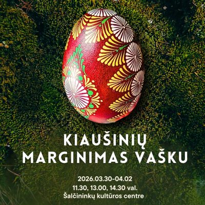 Edukacija KIAUŠINIŲ MARGINIMAS VAŠKU