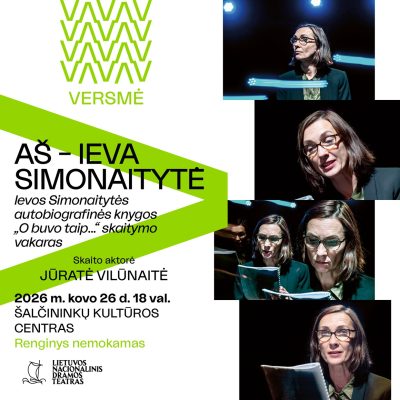 Ievos Simonaitytės autobiografinės knygos „O buvo taip…“ skaitymo vakaras