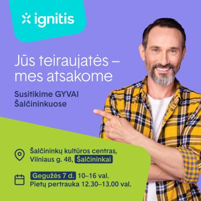 Susitikimas GYVAI su IGNITIS atstovais