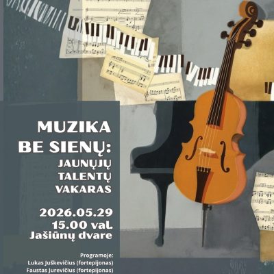 Jašiūnų dvare koncertas „Muzika be sienų: jaunųjų talentų vakaras“