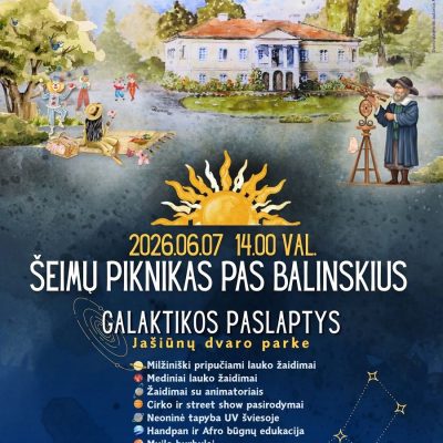 Šeimų piknikas pas Balinskius. Galaktikos paslaptys