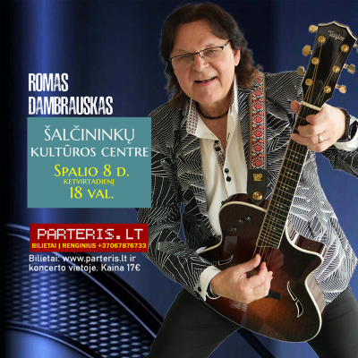 Romo Dambrausko koncertas Šalčininkuose