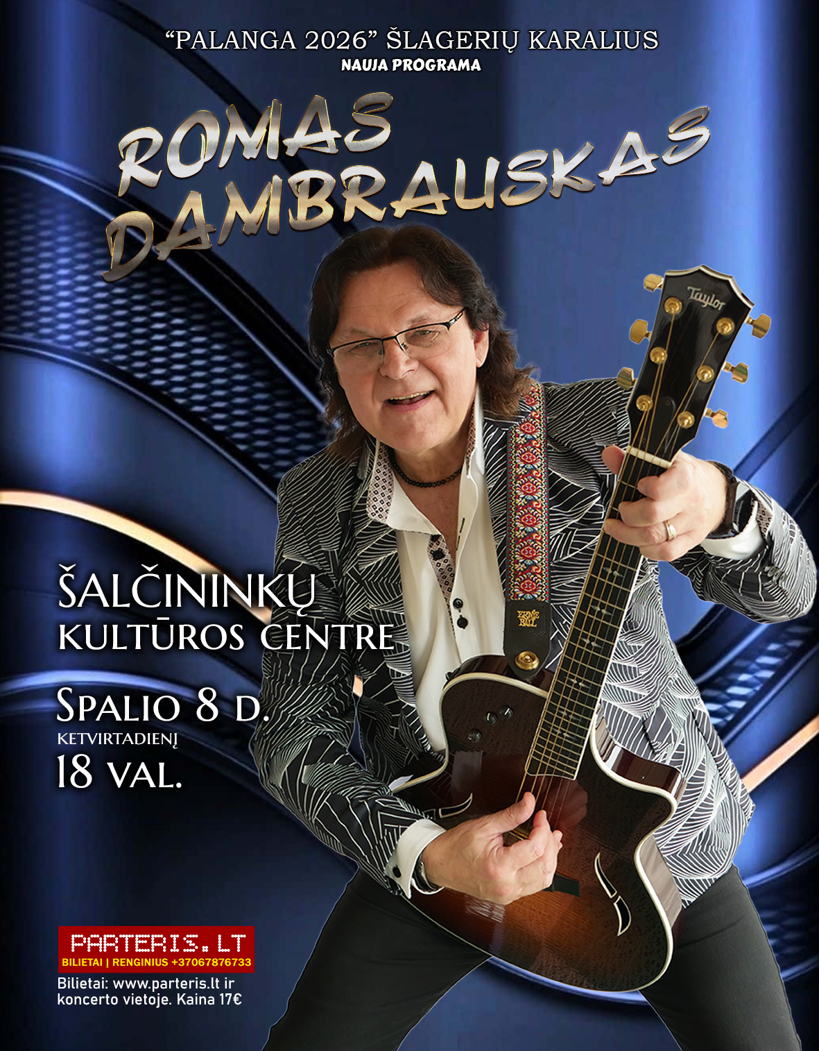 You are currently viewing Romo Dambrausko koncertas Šalčininkuose